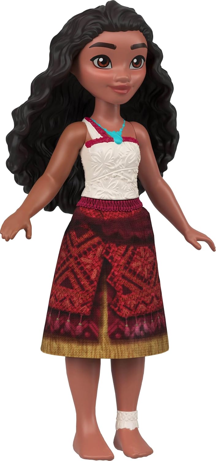 Mattel Disney Moana 2 Spielzeuge, Moanas Kanu Crew Spielset mit 5 kleinen Puppen in charakteristisch