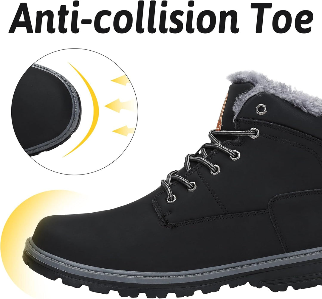 Mishansha Winterschuhe Herren Stiefel Warm Gefüttert Winterstiefel Damen Wasserdicht Outdoor Schnees