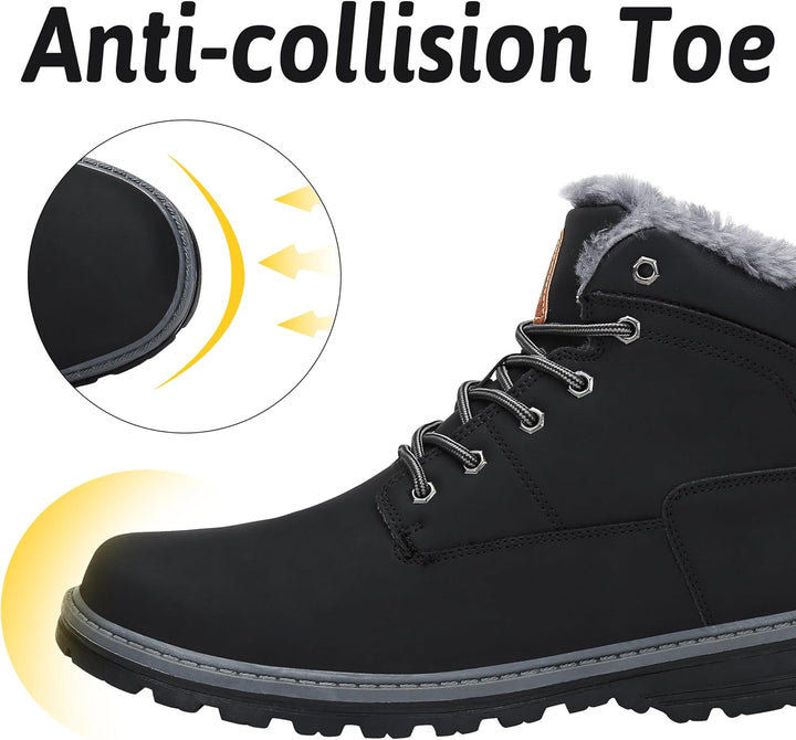Mishansha Winterschuhe Herren Stiefel Warm Gefüttert Winterstiefel Damen Wasserdicht Outdoor Schnees