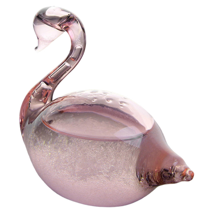 Sturmglas-Wettervorhersage, eleganter Schwan, Sturmglas-Kristallbarometer, Wettervorhersage-Ornament