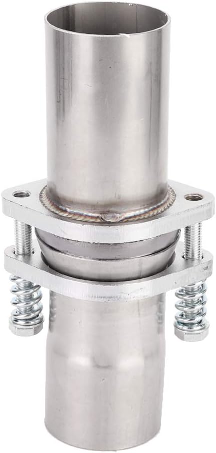 Flansch Auspuff, Universal 2.5in Stahl Quick Fix Auspuff Federbolzen Flansch Reparaturrohr Kit