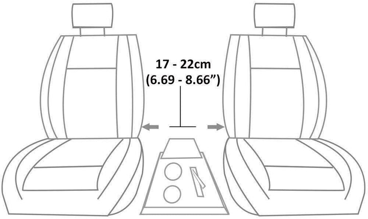 Mittelarmlehne Armlehne Universal Konsole Mittelkonsole Kunstleder Aufbewahrungsbox Carbon A B C G H