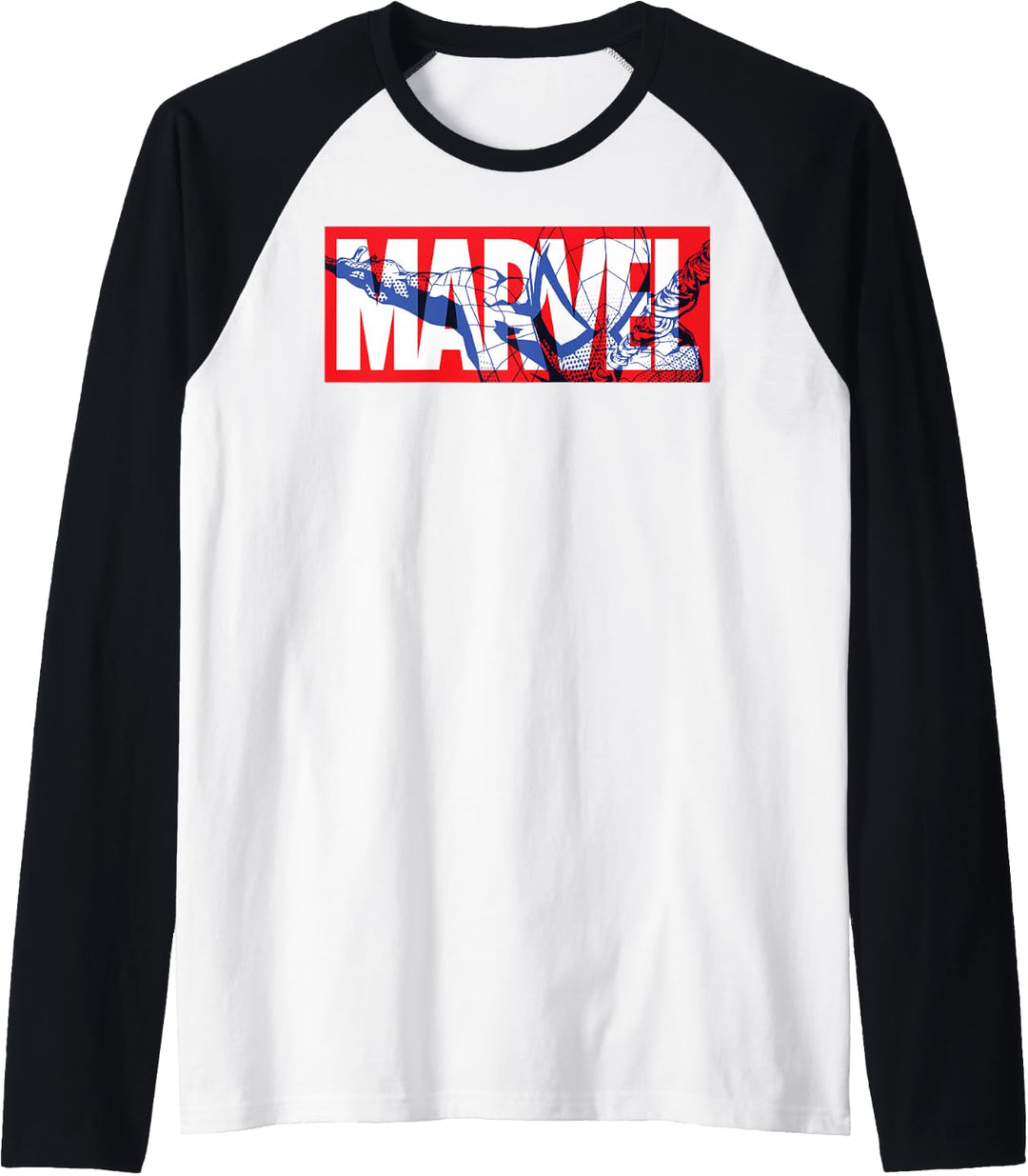 Marvel Classic Logo Spider-Man Fill Raglan