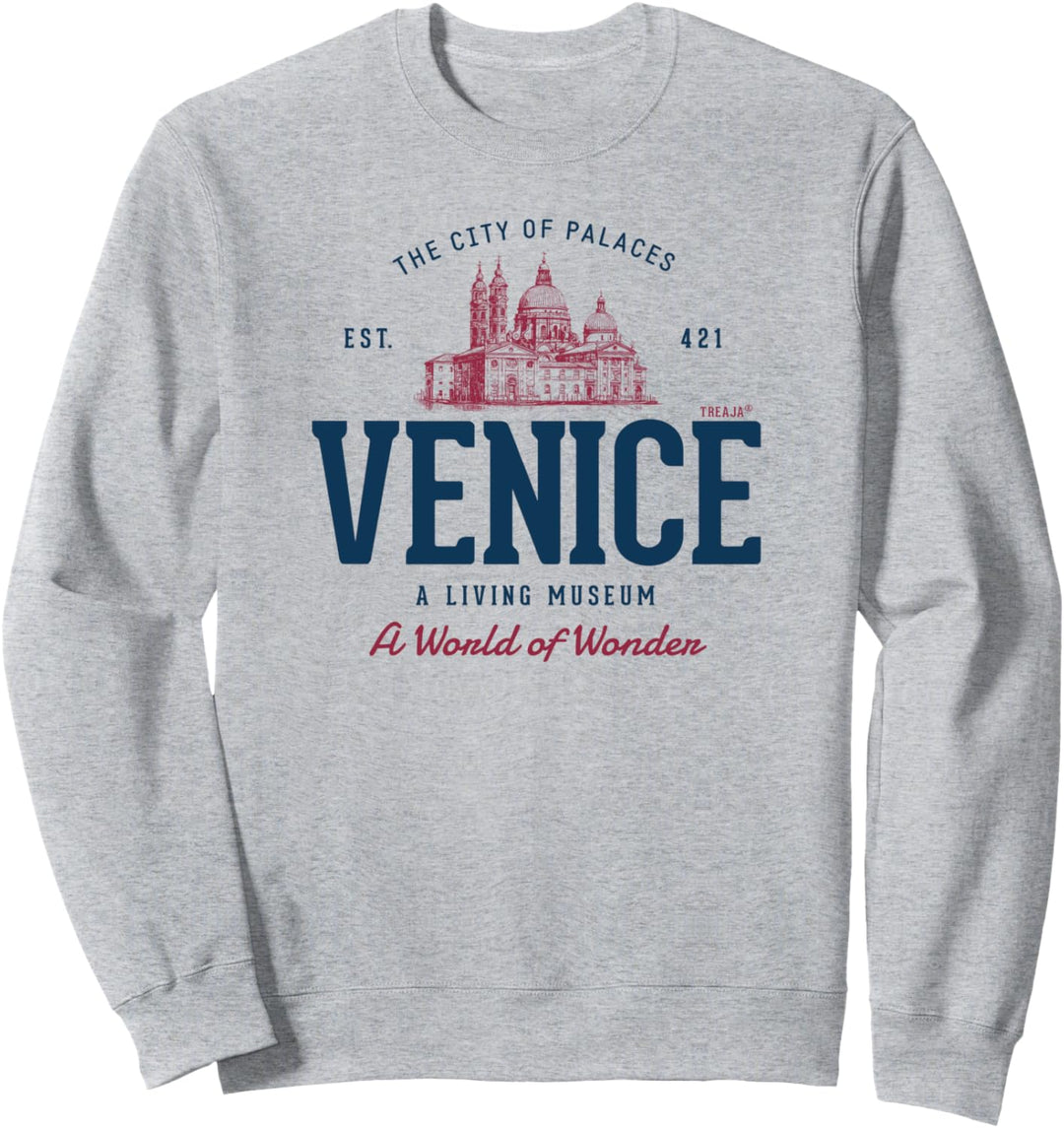 Italien Retro-Stil Vintage Venedig Sweatshirt
