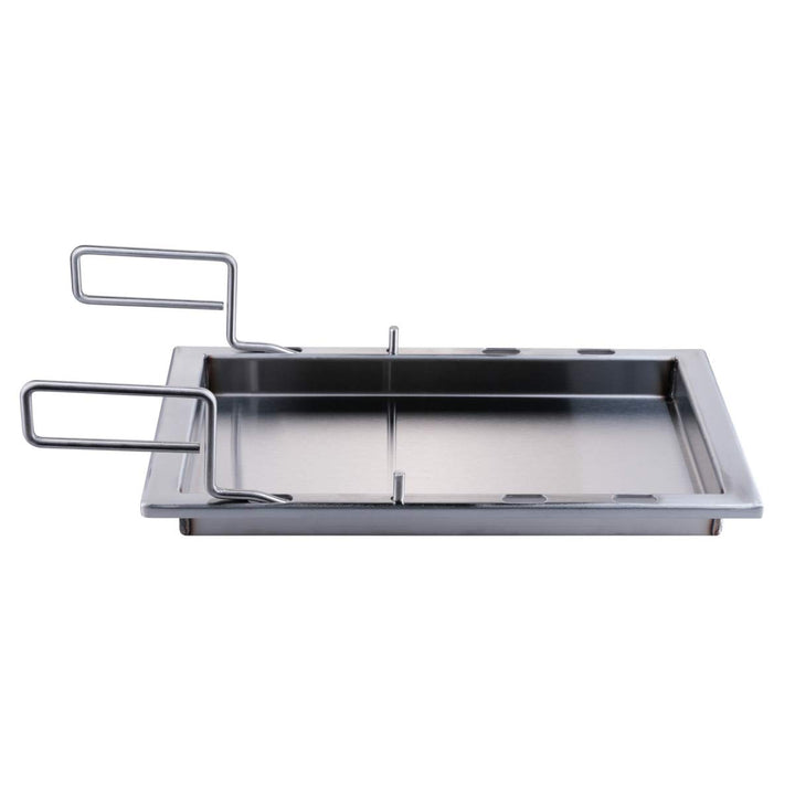 SANTOS einsetzbare Grillpfanne/Einsatzpfanne - Edelstahl Plancha - 31,5x48x4cm - versch Broil King R