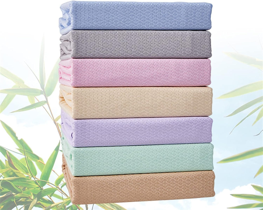 Heavyoff Bambusfaser Kühldecke, Selbstkühlend Sommerdecke mit Kühlfasern aus 100% natürliche Bambus