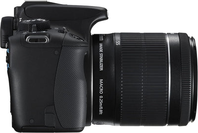 Canon EOS 100D DSLR-Kamera mit EF-S 18–55 mm III-Objektiv, Schwarz (18 MP, CMOS-Sensor), 7,6 cm (3 Z