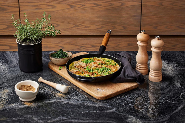 Le Creuset Topf für Kochkellen aus Steinzeug, 1,1 Liter, Schwarz Matt, 71501110000001, Schwarz Matt