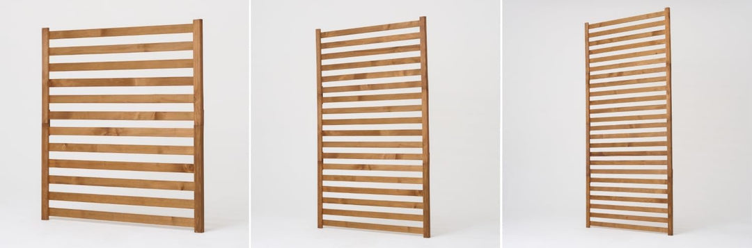 Modulares Rankgitter 50cm hoch – Spalier für Homerzo Pflanzkübel – Erweiterbare Holz Gitterwand für