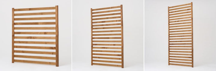 Modulares Rankgitter 50cm hoch – Spalier für Homerzo Pflanzkübel – Erweiterbare Holz Gitterwand für