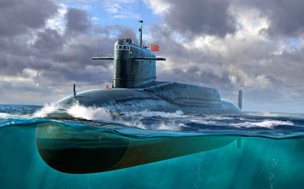 Trombettista 005910 1/144 PLAN Type 092, Xia Class, Mehrfarbig