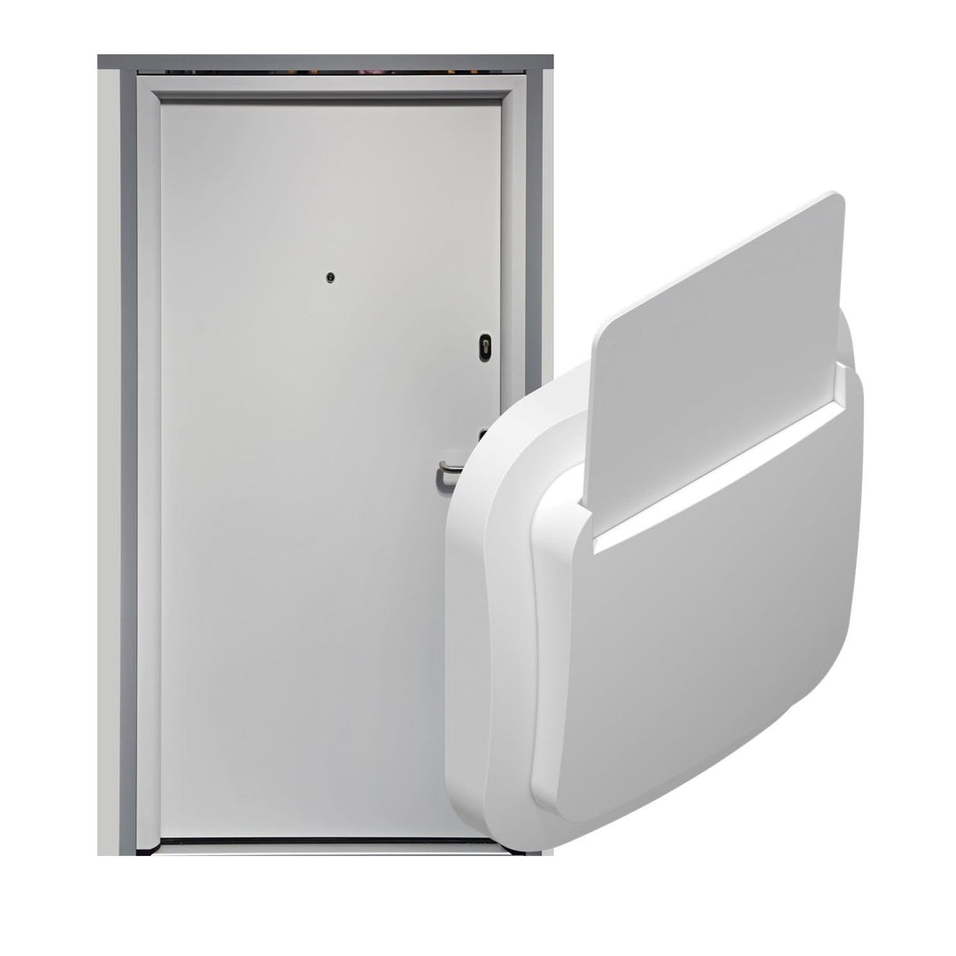 NodOn CCS-2-1-01 EnOcean Karten-Wandschalter, weiss, drahtlos, batterielos, ideal für Hotels, 10.3 x