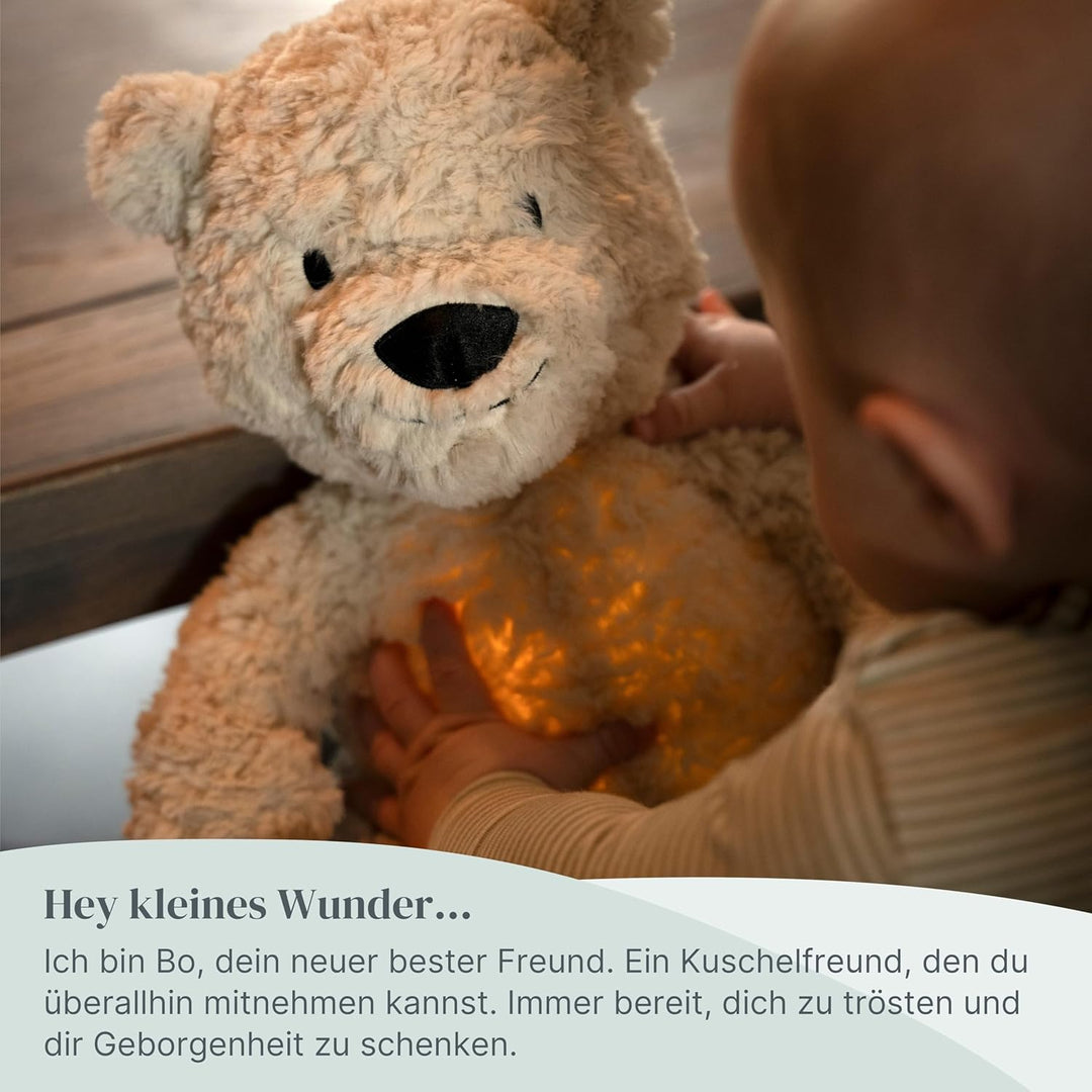 Baby's Only - Bo das Teddybär - Einschlafhilfe - Spieluhr Baby mit White noise - Kuscheltier mit Wei