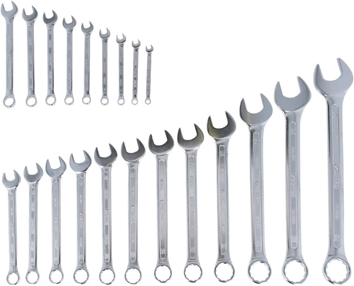 KS Tools 517.0043 Ringmaulschlüssel-Satz, abgewinkelt, 21-tlg 6-32mm
