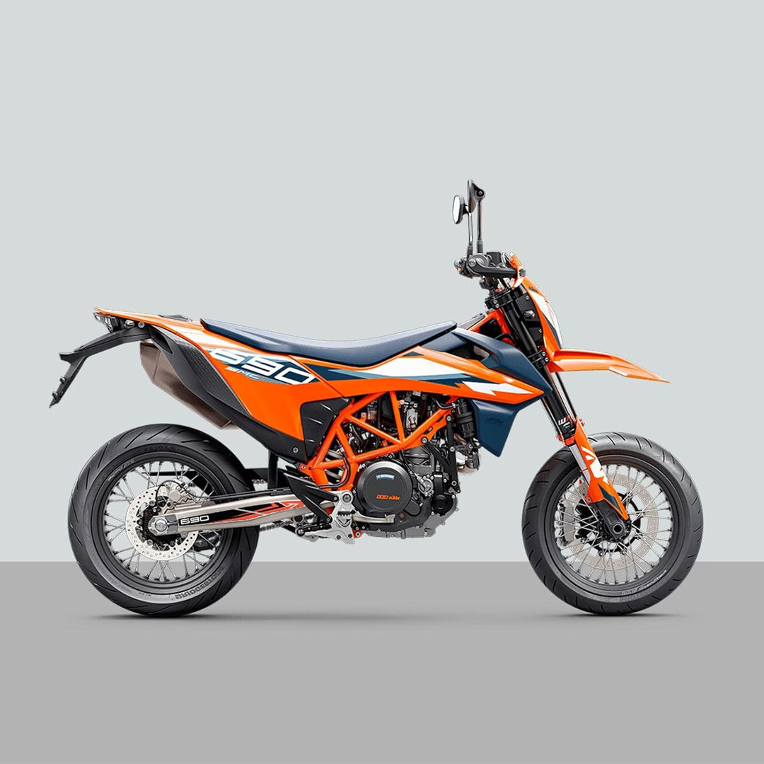 Resin Bike Aufkleber für Motorrad Kompatibel mit KTM 690 SMC 2008-2026. Schutz Motorrad Kardangehäus