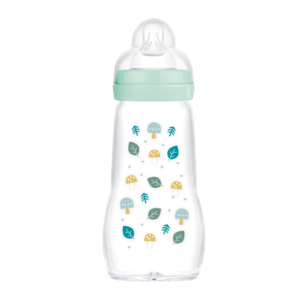 MAM Feel Good Glasflasche 1. Alter 260ml Blau Blue, Blau
