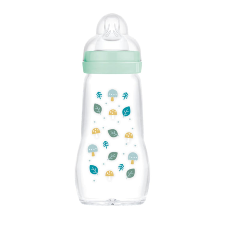 MAM Feel Good Glasflasche 1. Alter 260ml Blau Blue, Blau