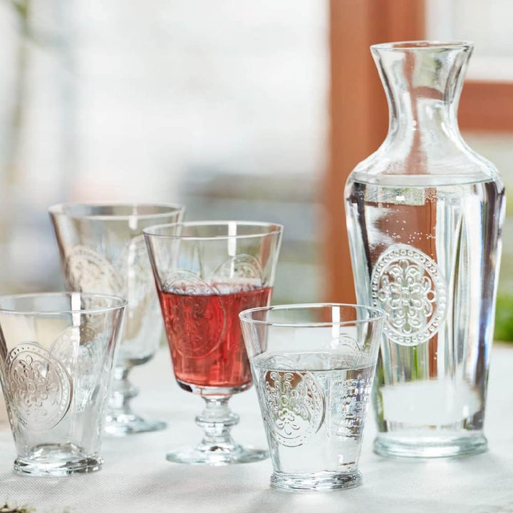 Nordring Donna Wasser Karaffe Vase Krug Dekanter 1 Liter, transparent, Glas, spülmaschinenfest