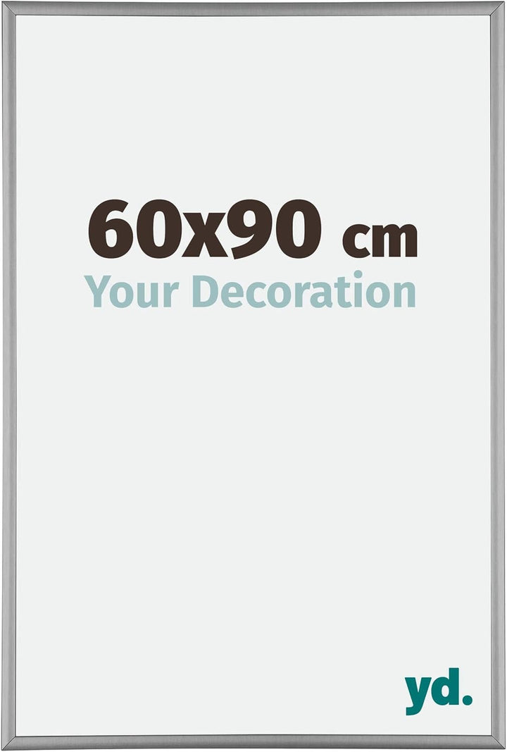 yd. Your Decoration - Bilderrahmen 60x90 cm - Bilderrahmen aus Aluminium mit Acrylglas - Antireflex