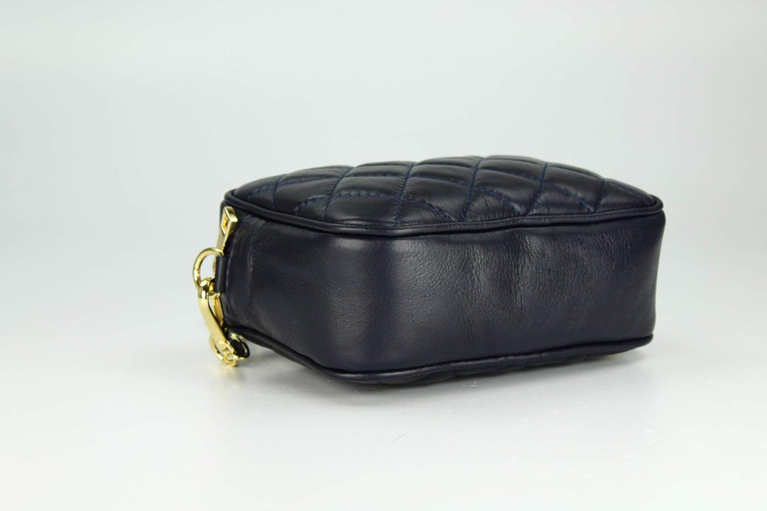 Belli italienische Echt Nappa Leder Abendtasche Damentasche kleine Umhängetasche zum Ausgehen gestep