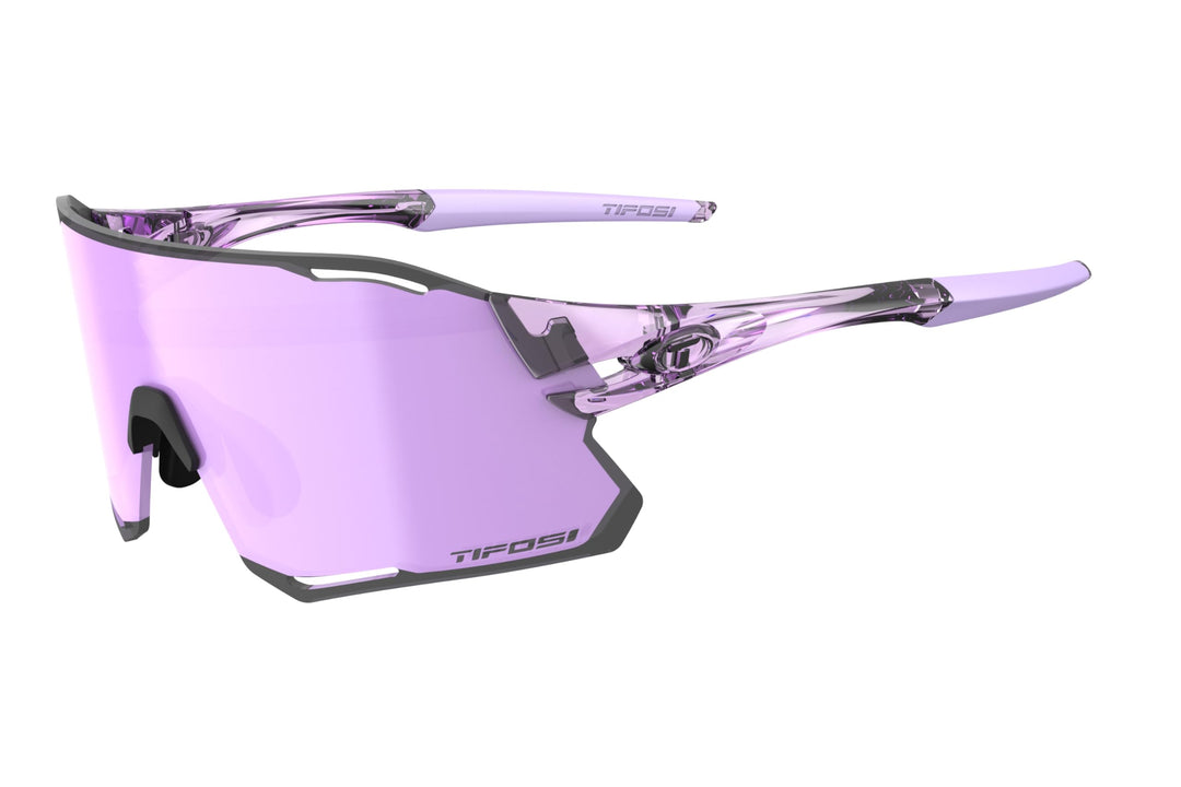 Tifosi Unisex Rail Race Sonnenbrille, Kristallviolett (Hellviolett/Transparent)
