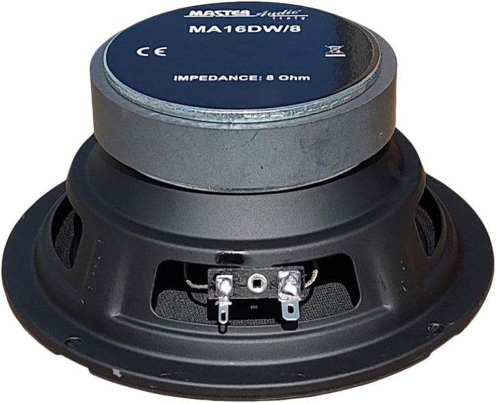MASTER AUDIO 1 MA16DW/8 MA 16DW/8 professioneller tieftöner 16,5 cm 165 mm 6,5" 150 watt rms und 300