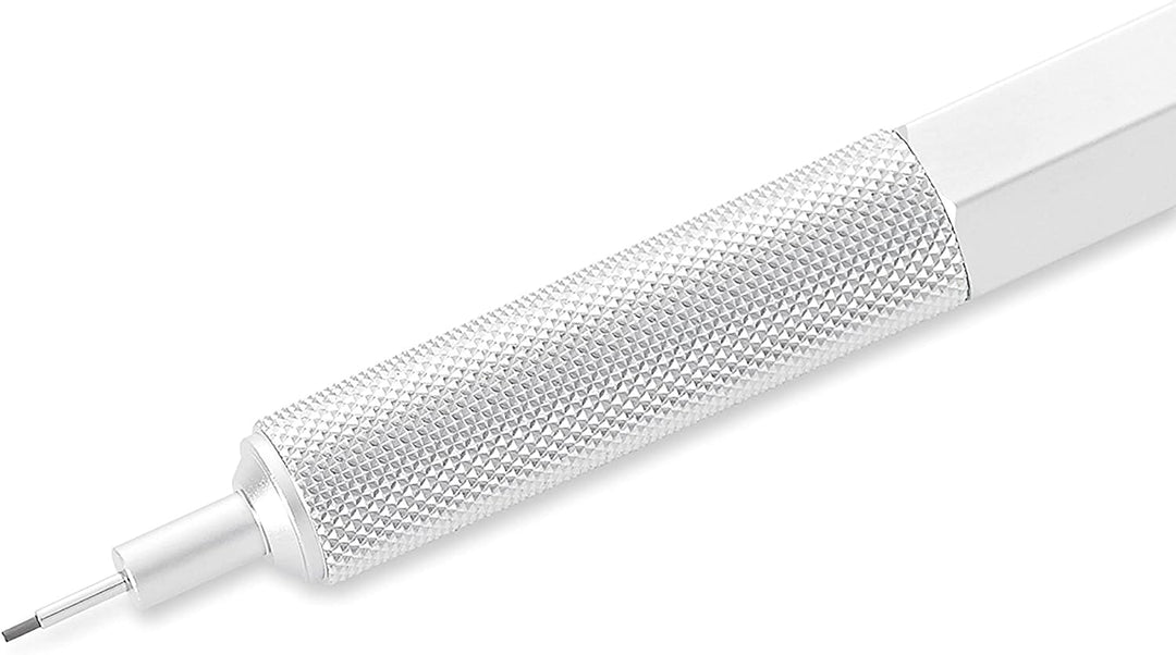 rOtring 600 Druckbleistift | 0,5 mm | Silber | Ergonomisches Vollmetallgehäuse 1 Stück (1er Pack) Me