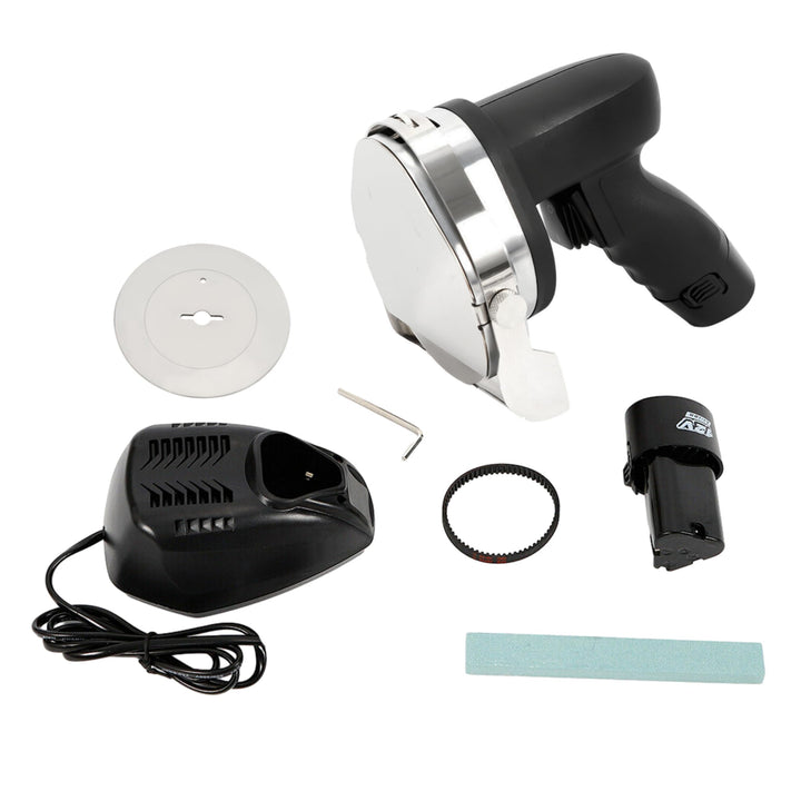 Madelynn Dönermesser Elektrisch 80W Kebabschneider mit 2 Klingen 1–8mm Elektrisches Schawarma-Messer