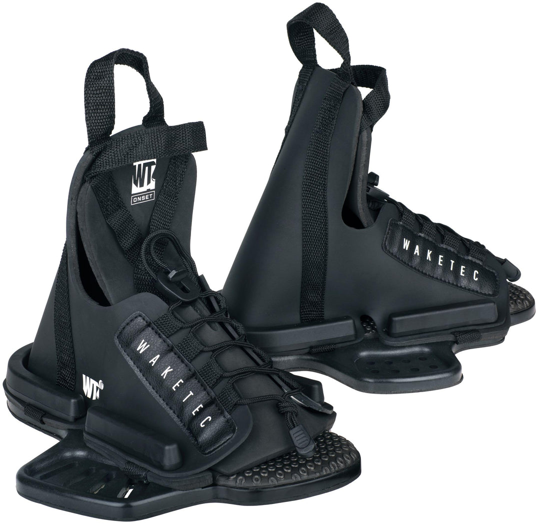 Waketec Wakeboard-Bindung Onset, Grösse 34-47 EU - S/M L/XL Boots Schuhe, schwarz, S/M