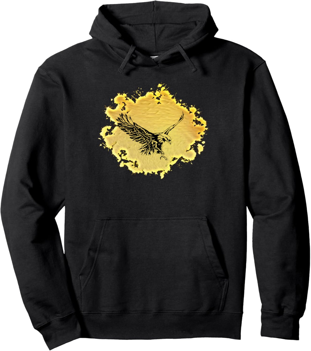 Adler Motiv Raubvogel Pullover Hoodie