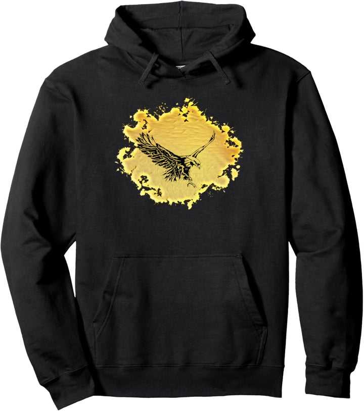 Adler Motiv Raubvogel Pullover Hoodie