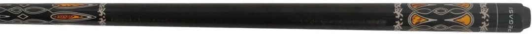 Pegasi Classic Billardqueue 146cm 2-teilig Black Hawk Schwarz Normal, Schwarz Normal