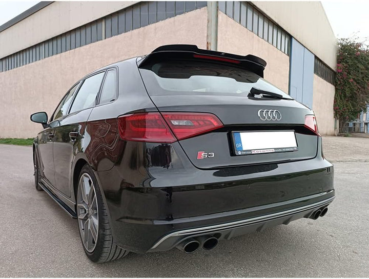 Motordrome A/487 Dachspoiler (Spoilerkappe) kompatibel mit Audi A3 (8V) S-Line/S3 Schrägheck/Sportba