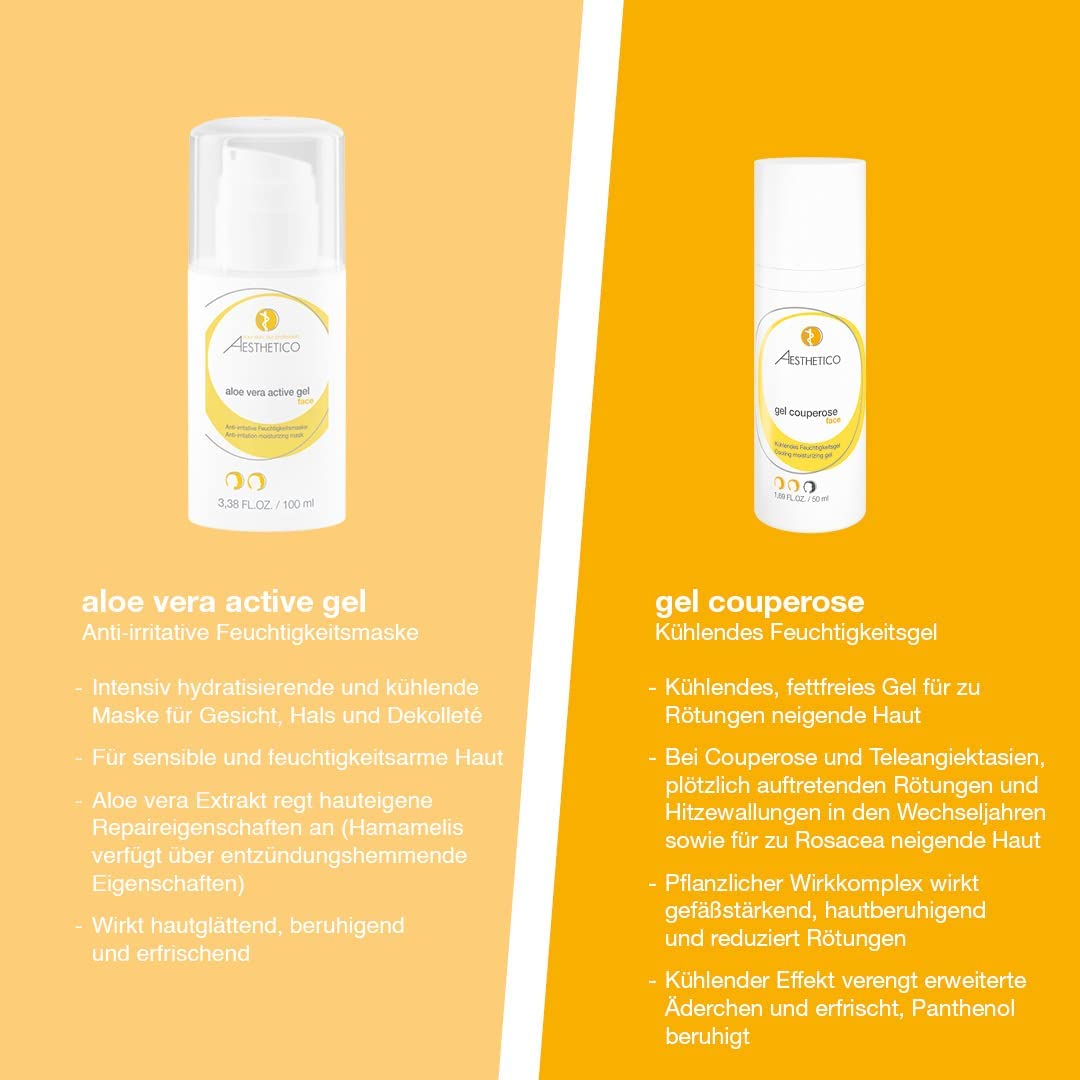 Aesthetico - Gesichtspflege - Gel Couperose - 2x50 ml 50.00 ml (2er Pack), 50.00 ml (2er Pack)