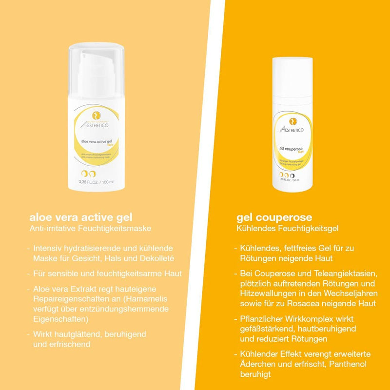 Aesthetico - Gesichtspflege - Gel Couperose - 2x50 ml 50.00 ml (2er Pack), 50.00 ml (2er Pack)