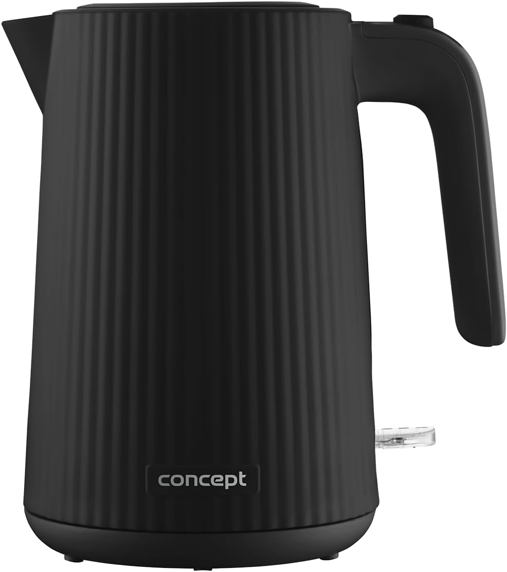 Concept RK2391 Wasserkocher 1,7 l, schwarz 1.7 Liter Schwarz, 1.7 Liter Schwarz