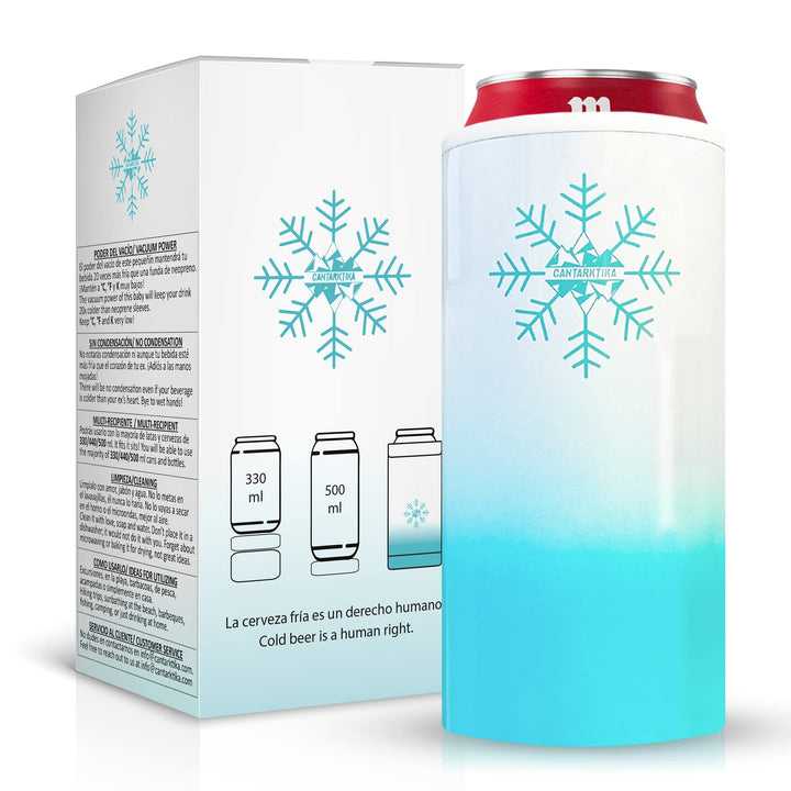 BierKühler Qualitätskühler Thermos Getränkekühler Flaschenkühler für 330 ml 440 ml 500 ml Bier Dosen