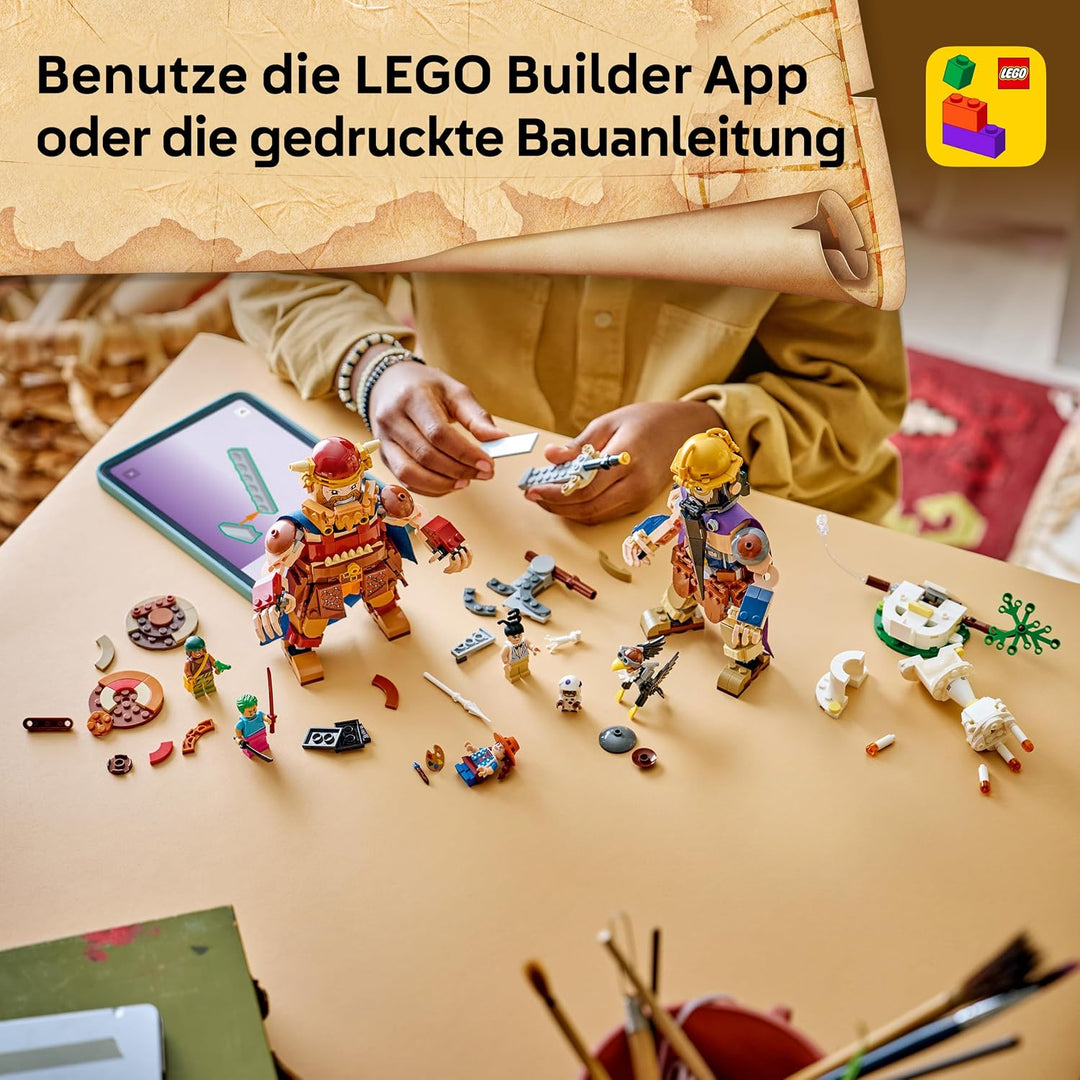 LEGO ONE PIECE Woogey vs. Boogey - Riesen von Little Garden - Interaktives Spielzeug mit 2 Actionfig
