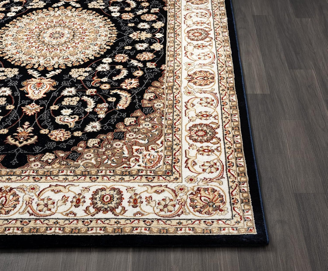 the carpet Elegant orientalischer Teppich Wohnzimmer, weicher & pflegeleichter Kurzflor Wohnzimmerte