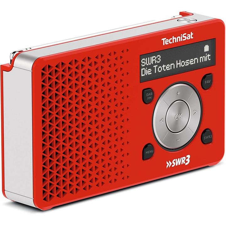 TechniSat Digitradio 1 SWR3-Edition DAB Radio (klein, tragbar, mit Lautsprecher, DAB+, UKW, Favorite