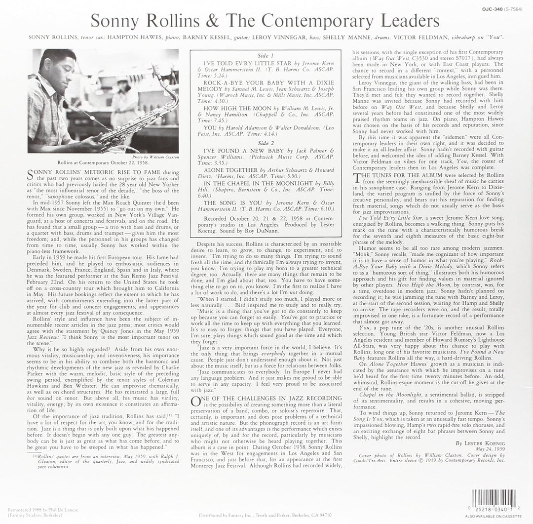 (C-7564) Contemporary Leaders, Vinyl