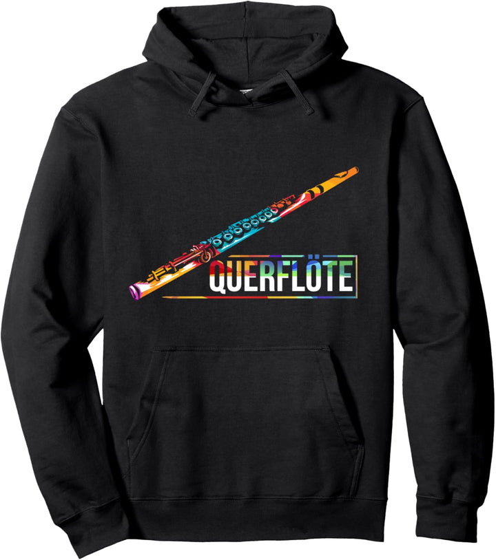 Querflöte Flöte Geschenk Pullover Hoodie
