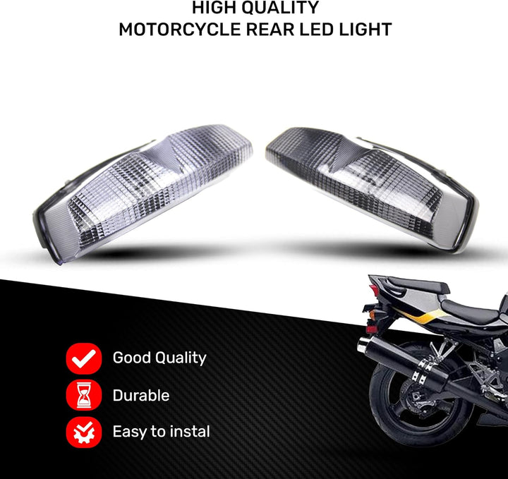 aVDB-moto LED-Bremslicht mit integrierten Blinker kompatibel mit Kawasaki ZXR750 1992/1995, GPZ 500