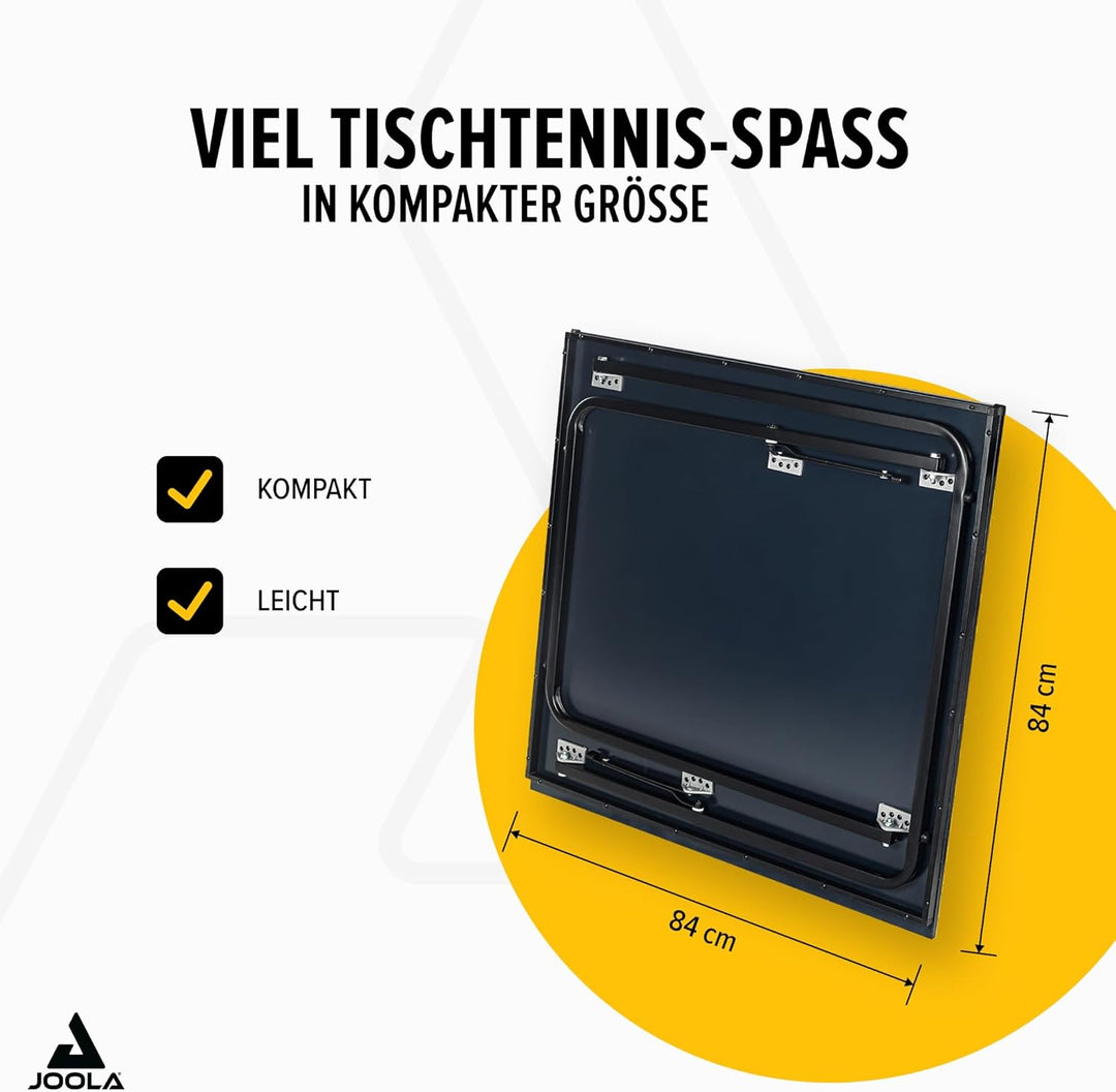 JOOLA Midsize Tischtennisplatte, Freizeittisch, Tischtennistisch inklusive Tischtennisnetz Single DA