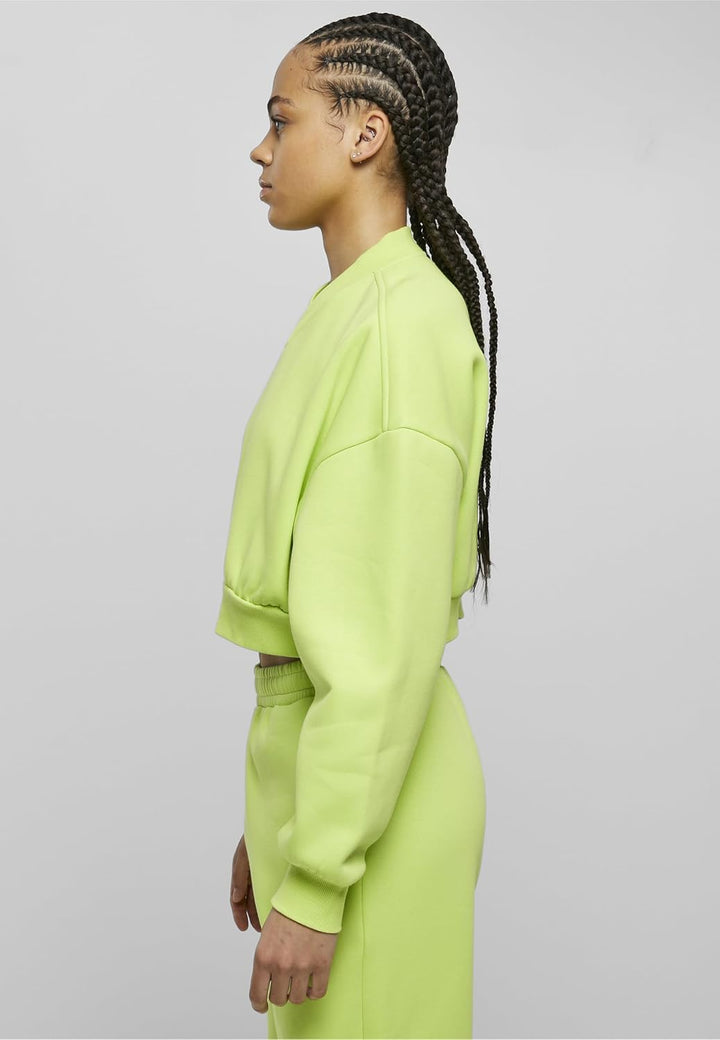 Urban Classics Damen Sweatshirt, Frozenyellow