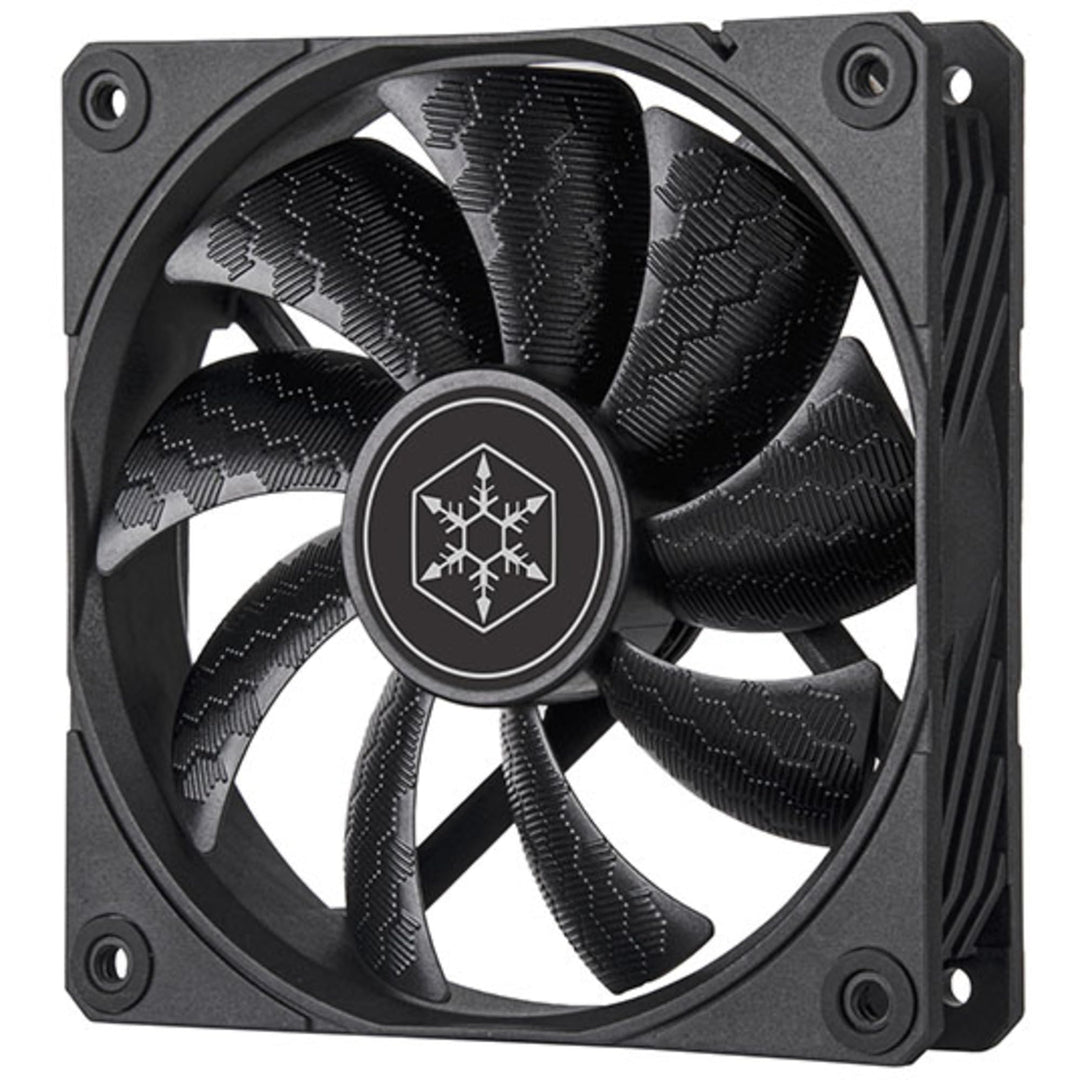 SilverStone SST-SF120 - Shark Force Leistungsverstärkter 120-mm-PWM-Lüfter 120mm Black