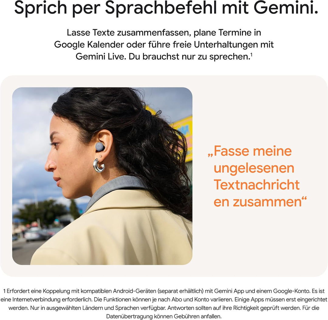 Google Pixel Buds Pro 2 – kabellose Kopfhörer mit aktiver Geräuschunterdrückung – Bluetooth-Kopfhöre