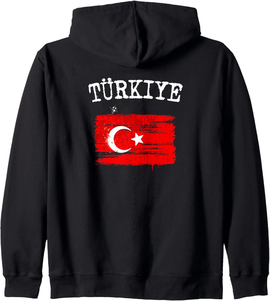 Türkei-Flagge – Türkiye (Vintage) Kapuzenjacke