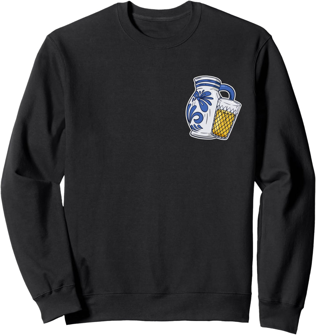 Ebbelwoi Brusttasche Apfelwein Äppler Frankfurt Äppelwoi Sweatshirt