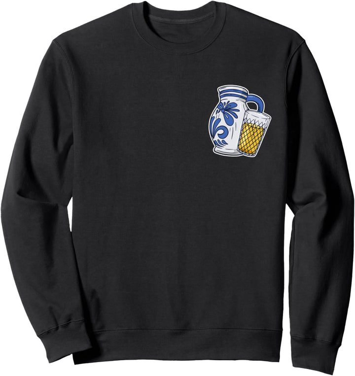 Ebbelwoi Brusttasche Apfelwein Äppler Frankfurt Äppelwoi Sweatshirt